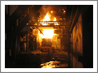 Ladle at Furnace